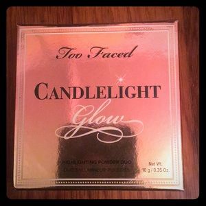 Toofaced candlelight glow highlighting powder duo